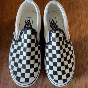 Vans slip ons size 8